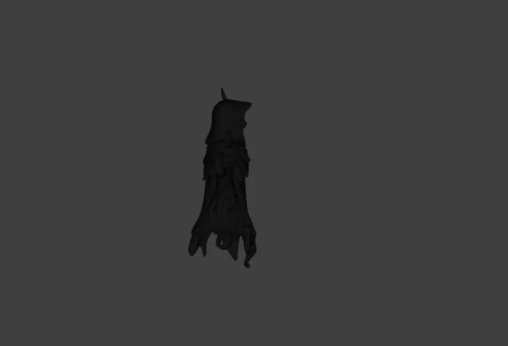 Spectral Wraith Low-poly 3D model_25