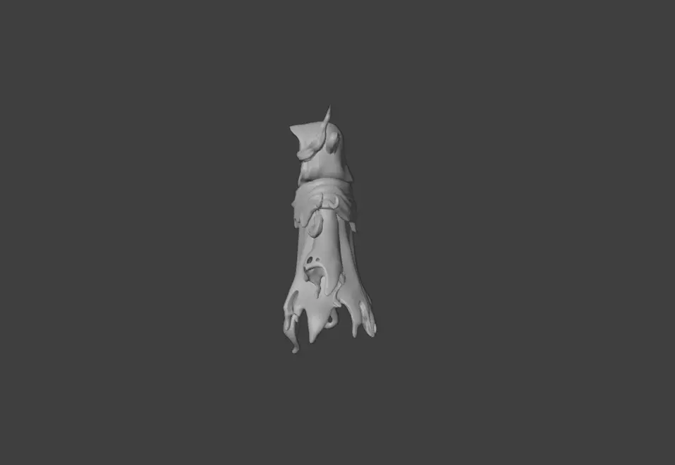 Spectral Wraith Low-poly 3D model_21