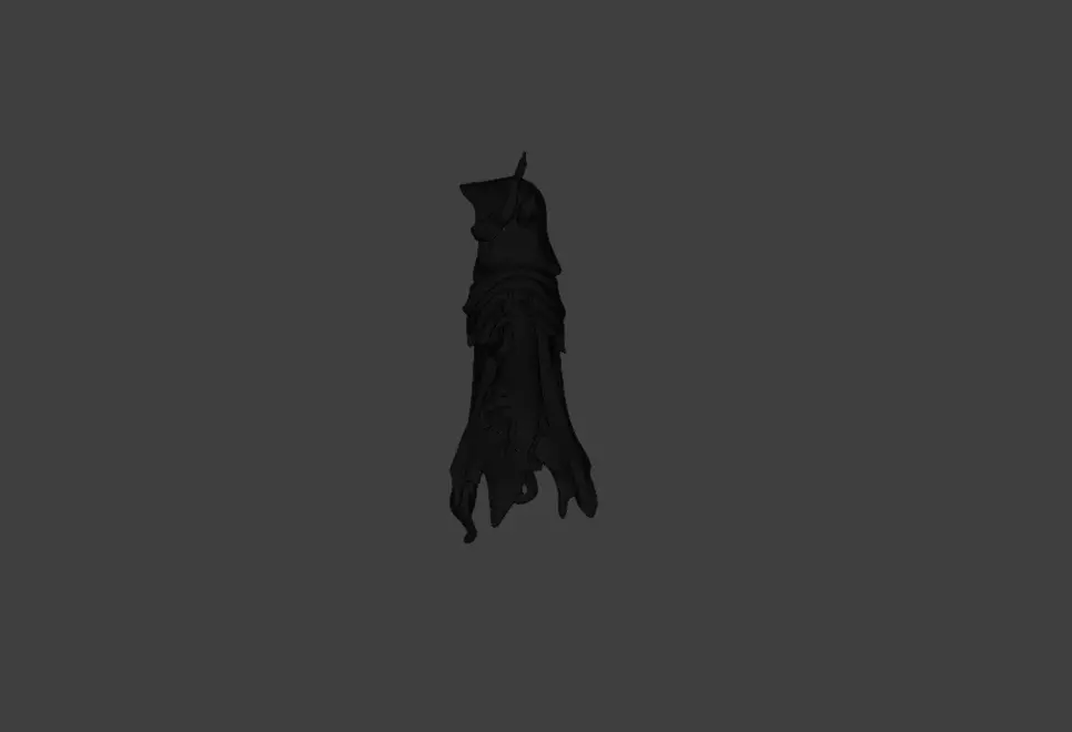 Spectral Wraith Low-poly 3D model_27