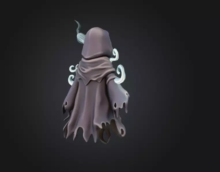 Spectral Wraith Low-poly 3D model_3