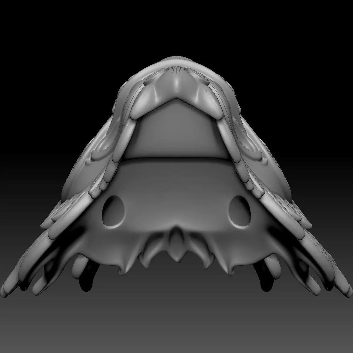 Chinese-style Masks 3D print model_7