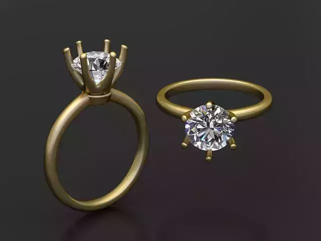 anillo compromiso elegante