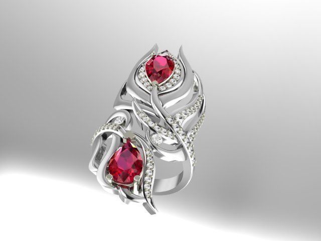 ruby ring 3D print model