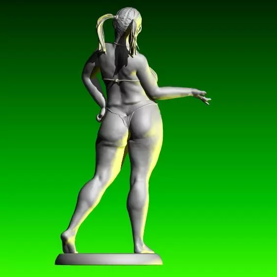 Manoo nude female figurine for 3D printing 3D print model_1