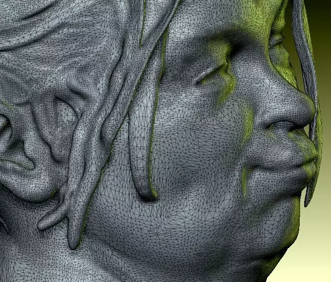 Manoo nude female figurine for 3D printing 3D print model_4