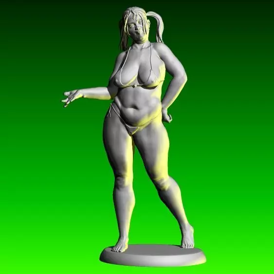 Manoo nude female figurine for 3D printing 3D print model_0