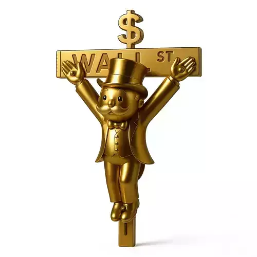  Wall Street Rich Uncle Monopoly Cash Bag Hasbro toy 3D print model