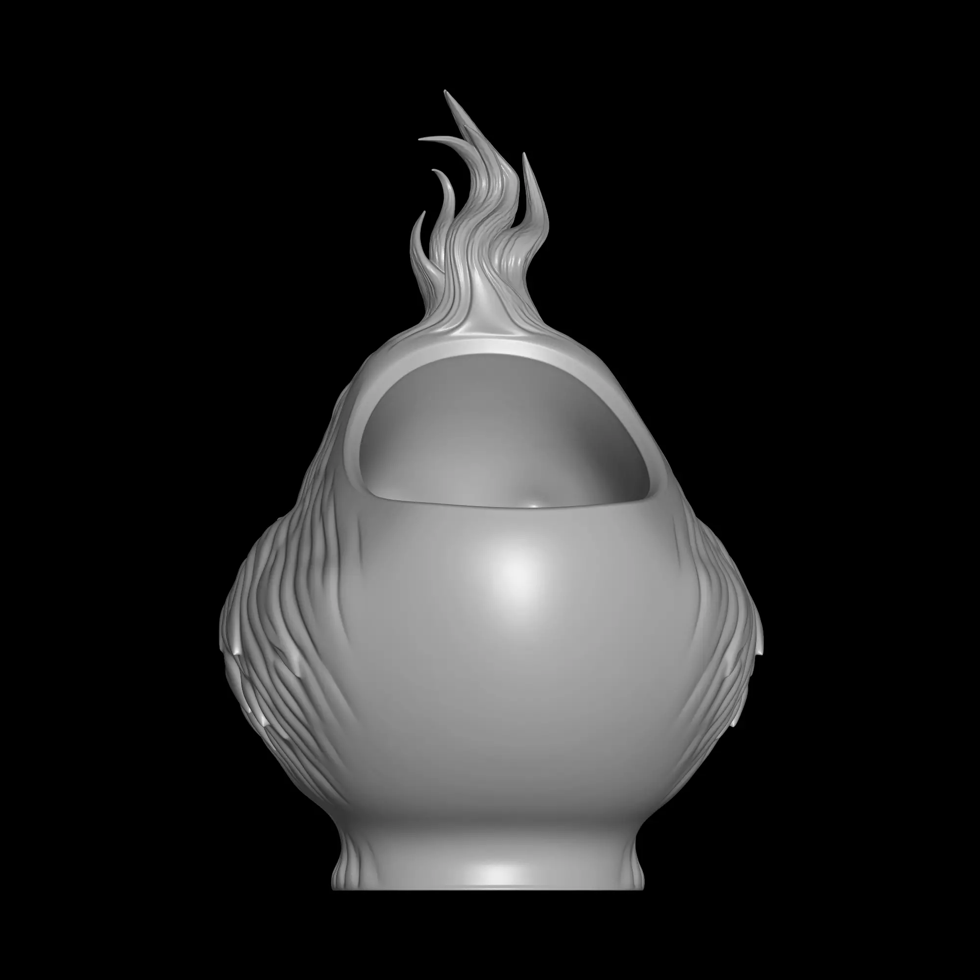 Grinch Planter Container Pencil Holder 3D print model_2