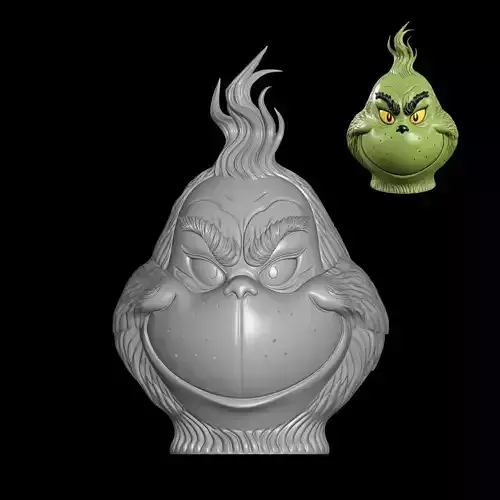 Grinch Planter Container Pencil Holder 3D print model