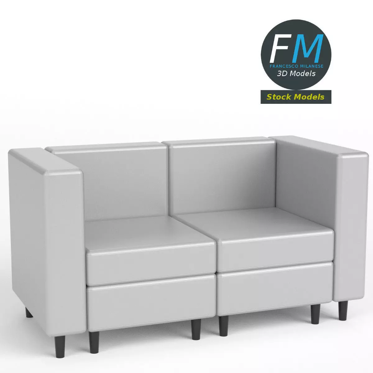 Couch sofa 5 3D model_0