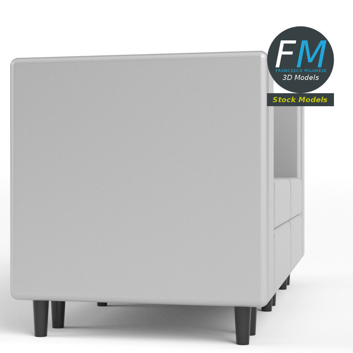 Couch sofa 5 3D model_4