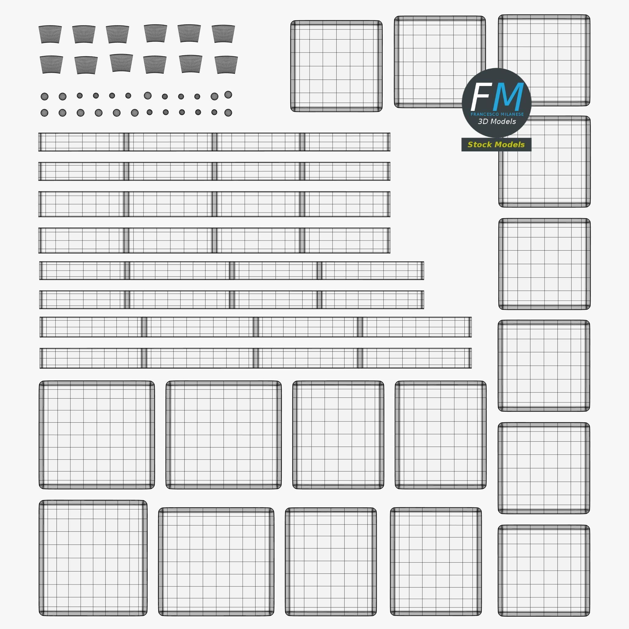 Couch sofa 5 3D model_11