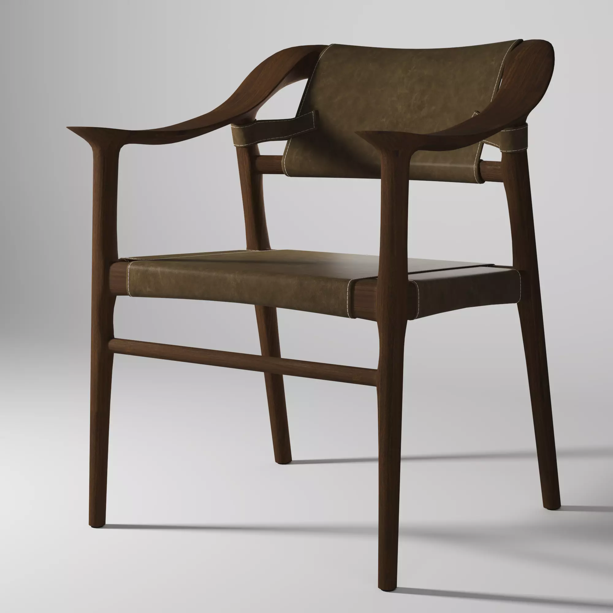 BAHUS OCCASIONAL CHAIR 3D model