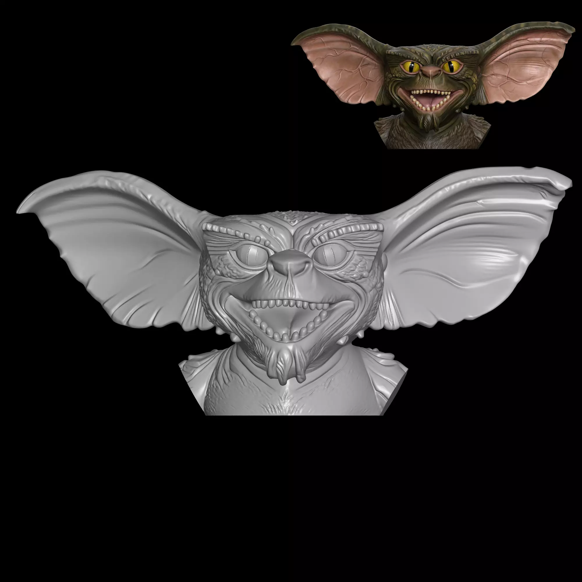 Gremlin Planter Container Pencil Holder 3D print model_0