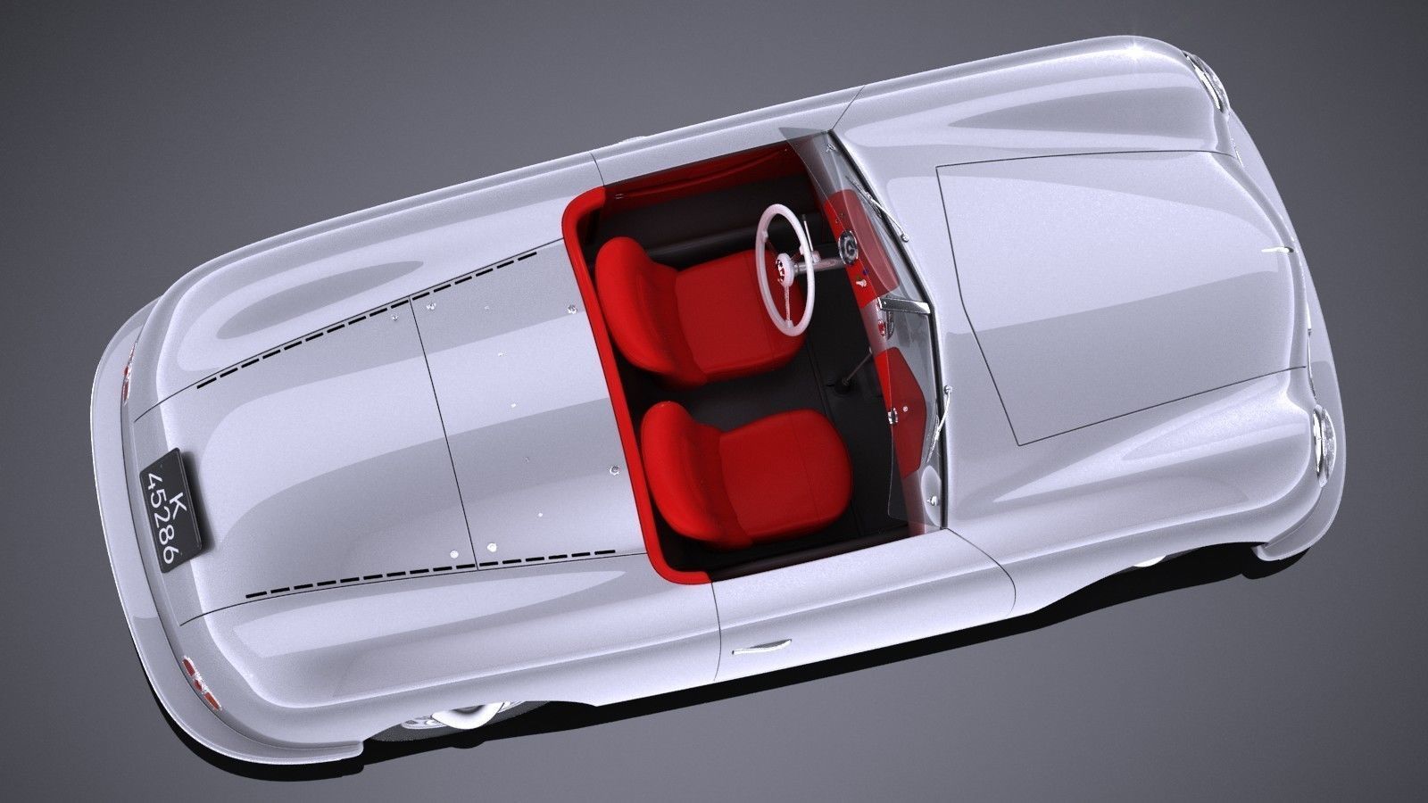 Porsche 356 number 1 1948 3D model_9