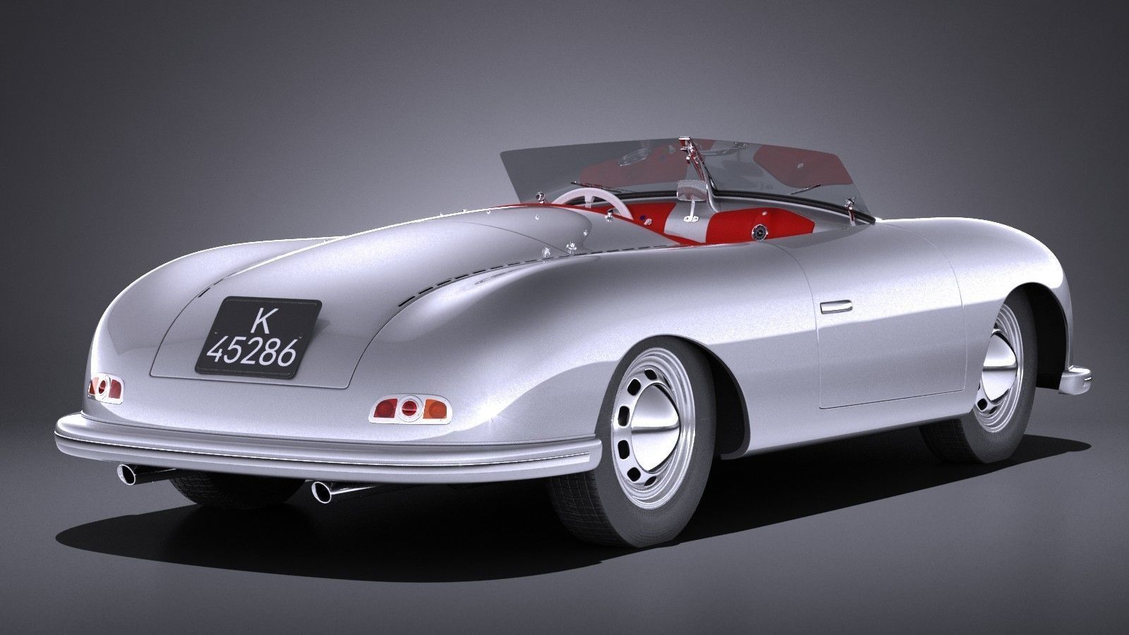 Porsche 356 number 1 1948 3D model_5