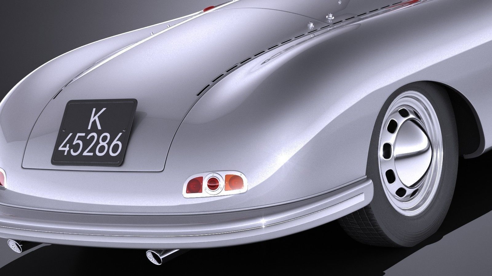 Porsche 356 number 1 1948 3D model_4