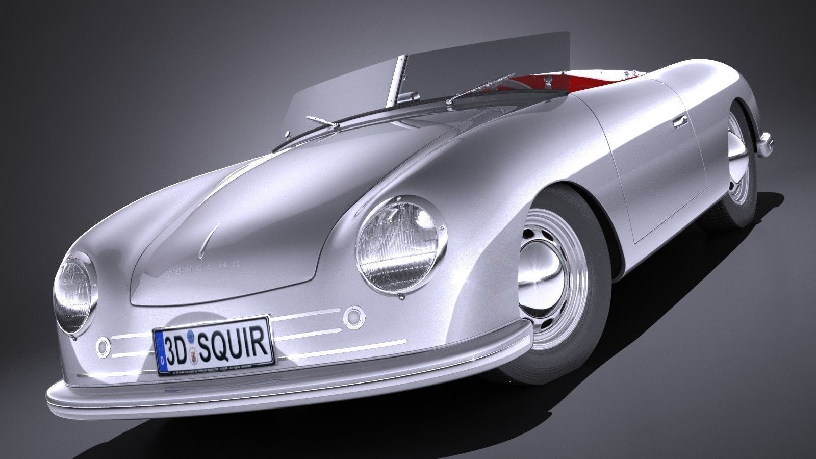 Porsche 356 number 1 1948 3D model_1
