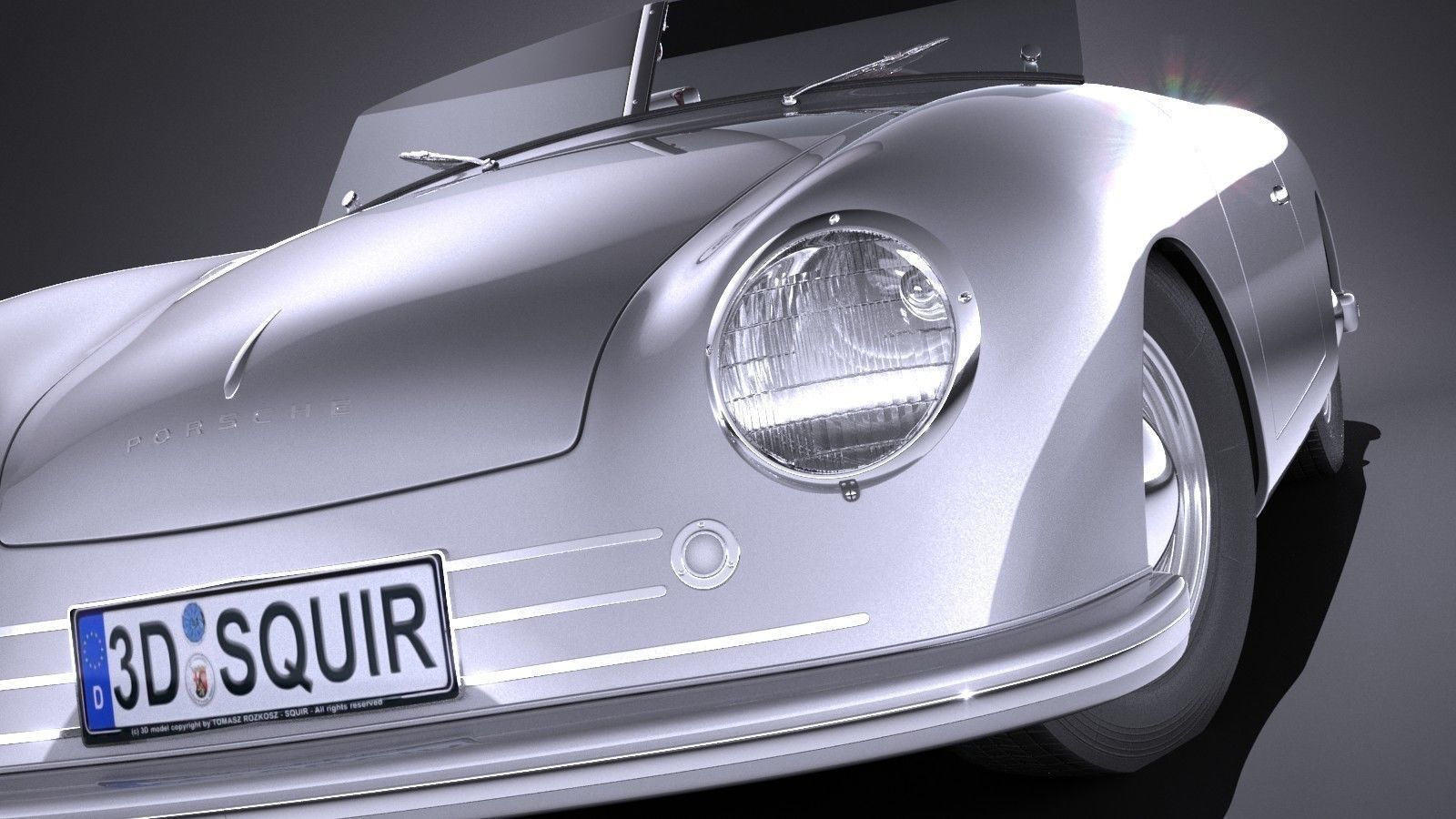 Porsche 356 number 1 1948 3D model_11