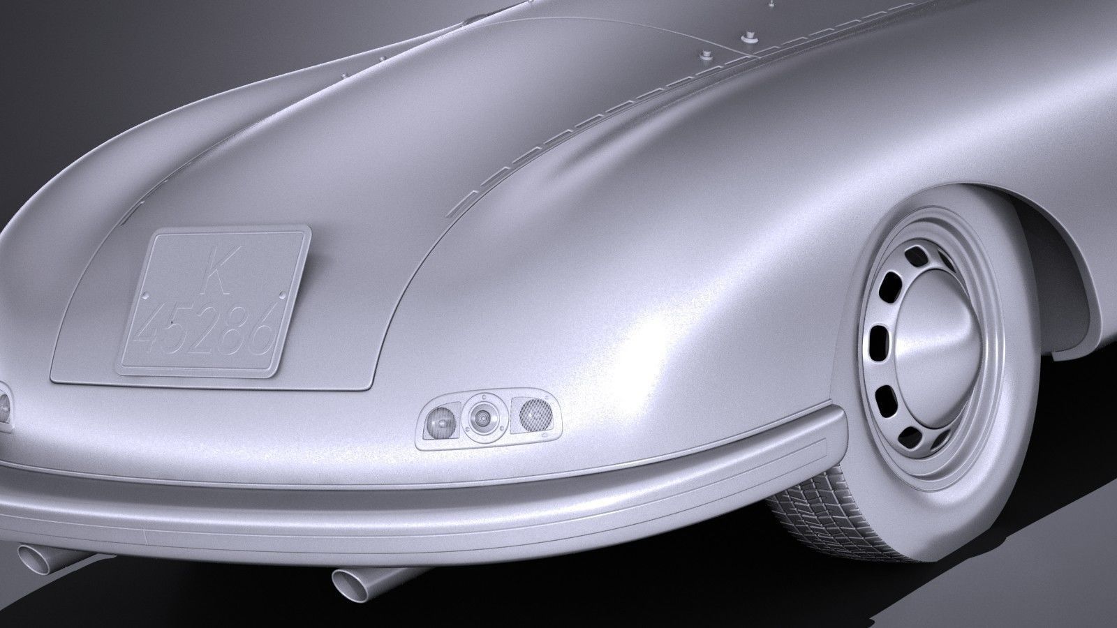 Porsche 356 number 1 1948 3D model_19