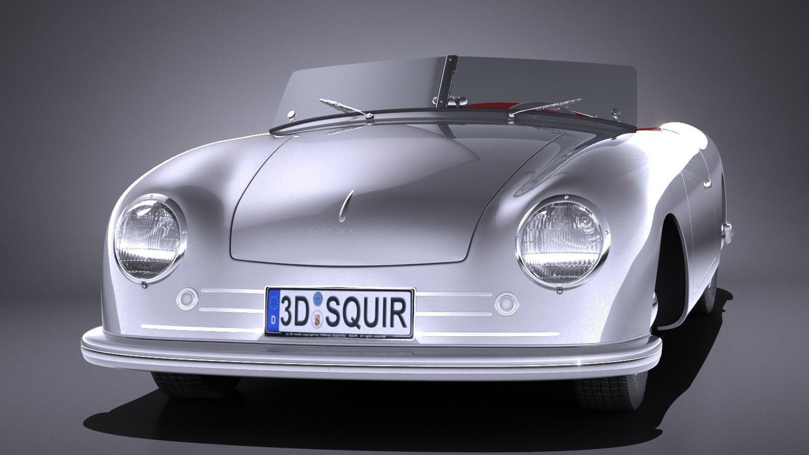 Porsche 356 number 1 1948 3D model_6
