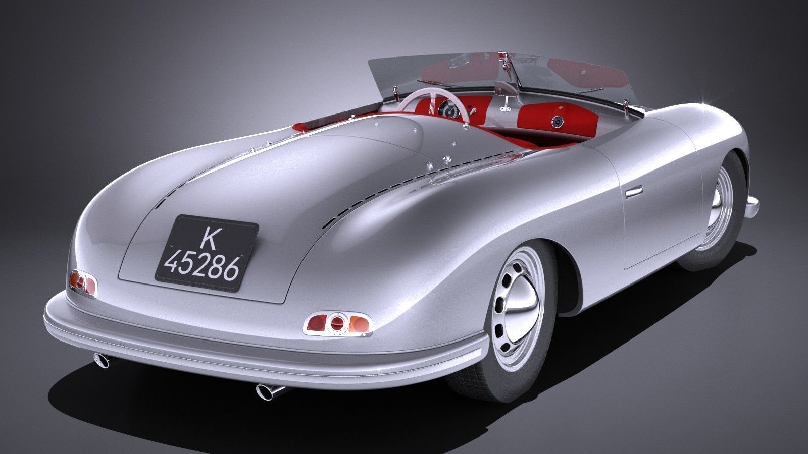 Porsche 356 number 1 1948 3D model_13