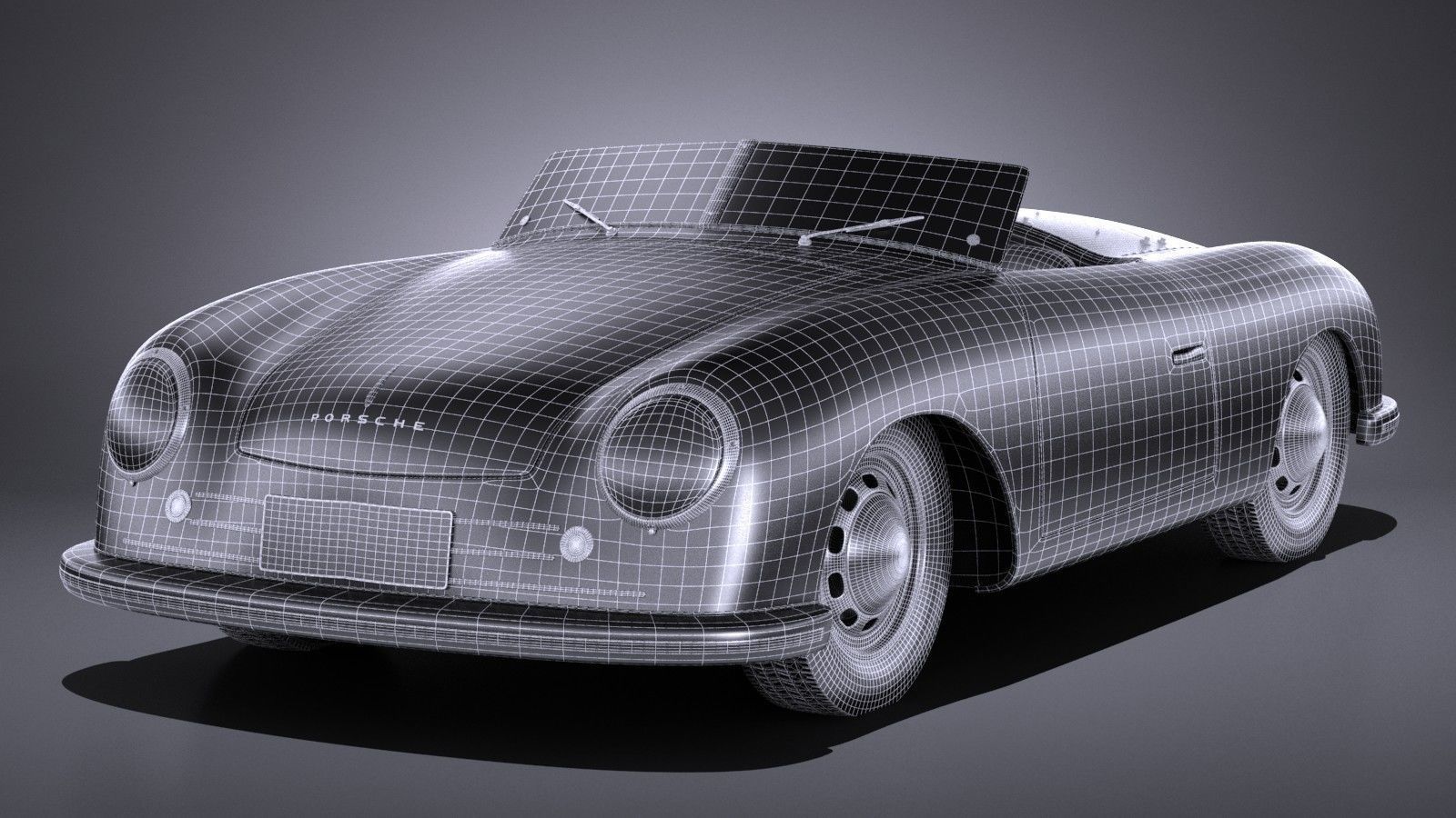 Porsche 356 number 1 1948 3D model_24