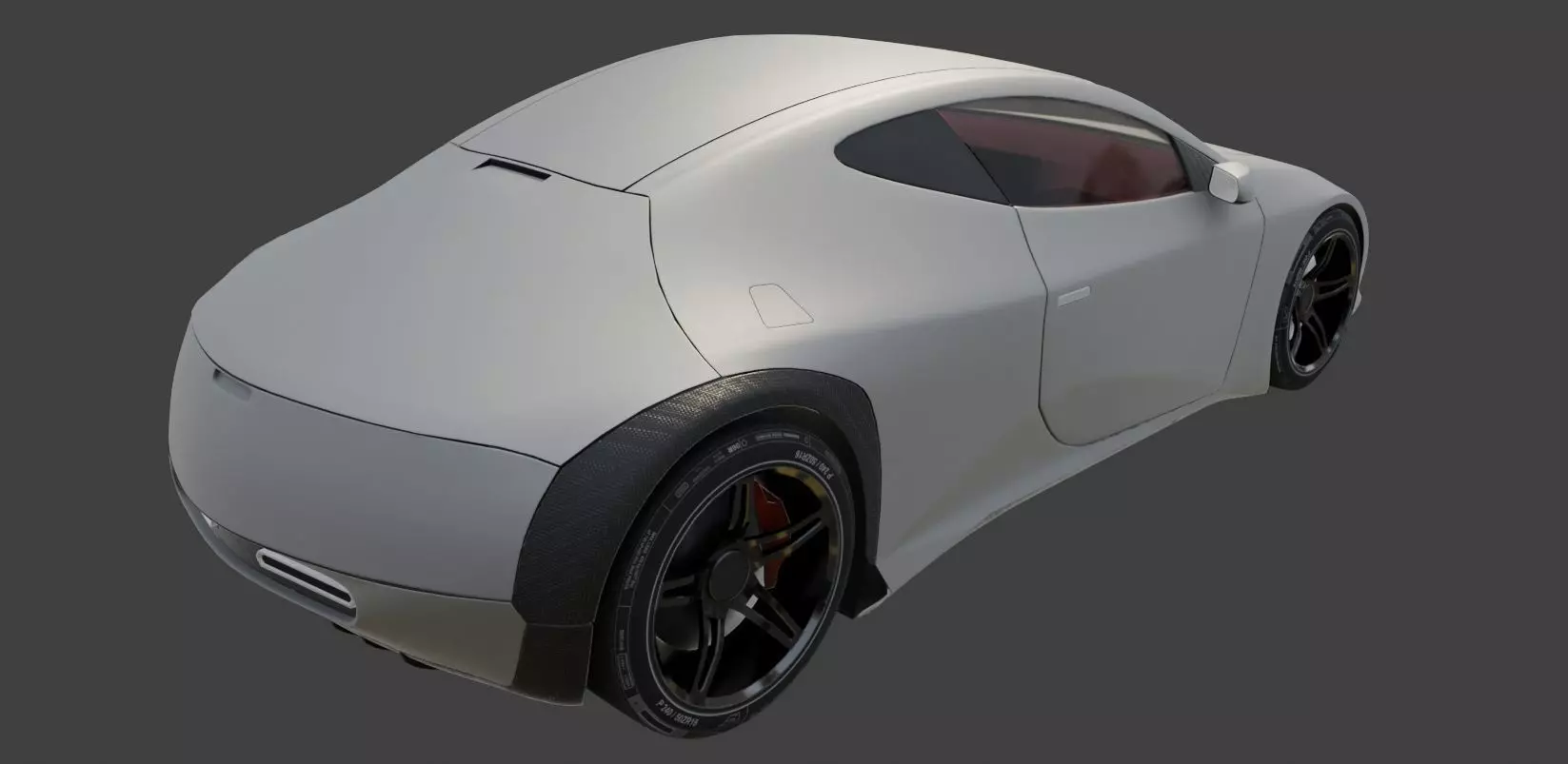 Futuristic Concept Car  - Original Design 3D model_5