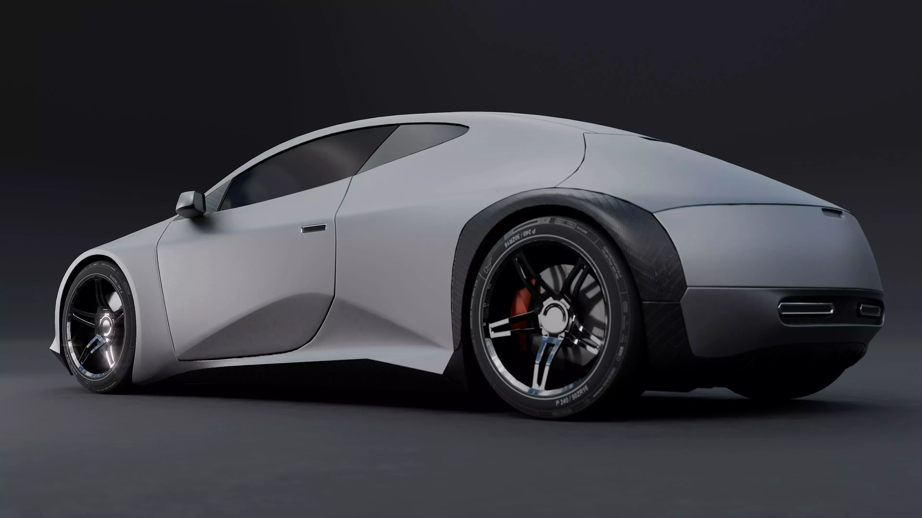 Futuristic Concept Car  - Original Design 3D model_1