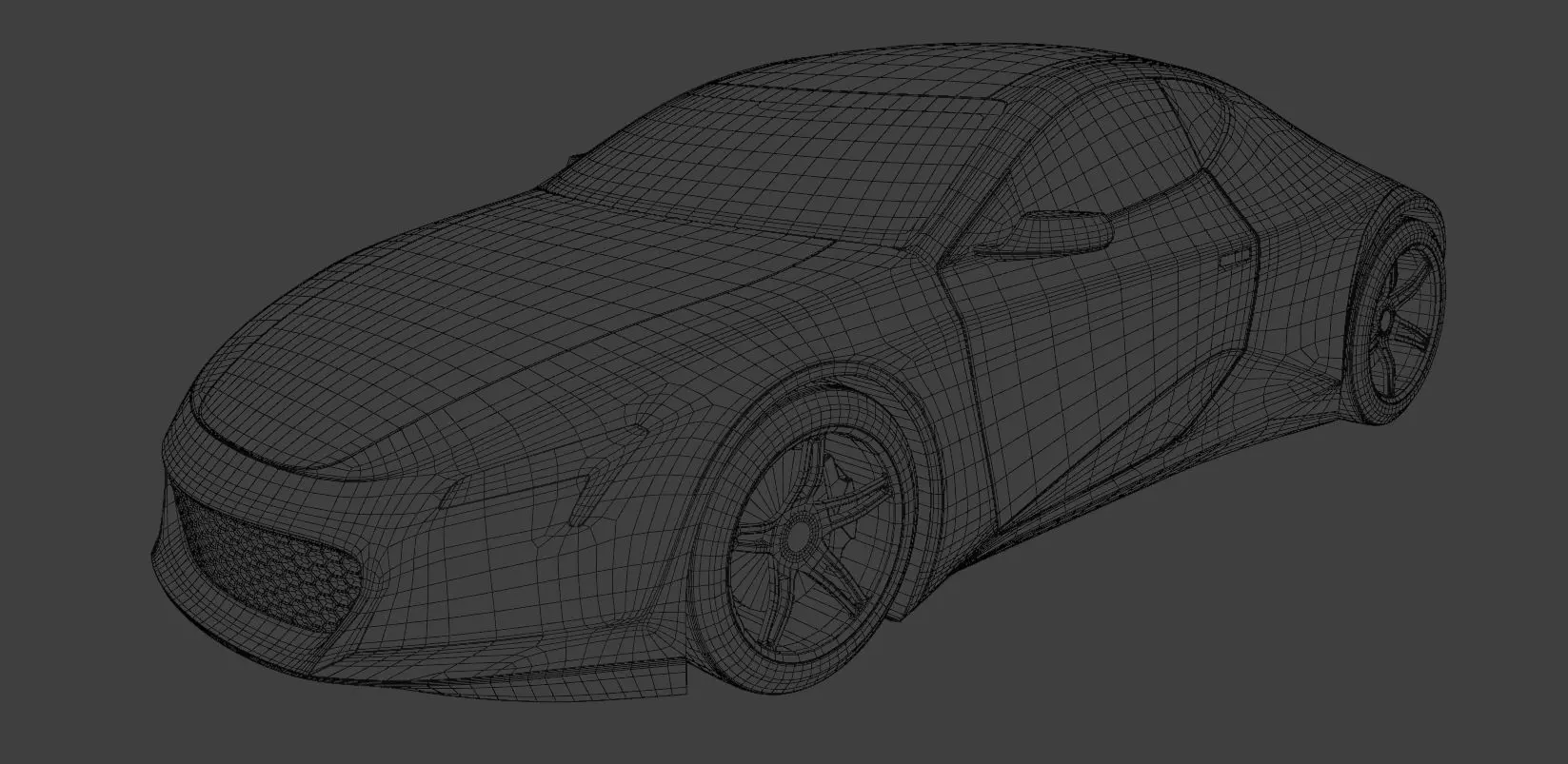 Futuristic Concept Car  - Original Design 3D model_6