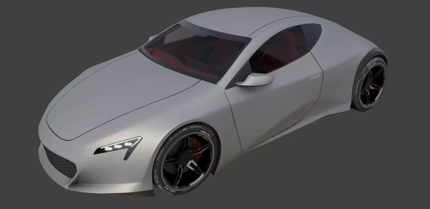 Futuristic Concept Car  - Original Design 3D model_4