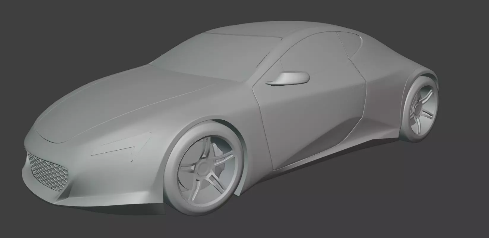Futuristic Concept Car  - Original Design 3D model_9