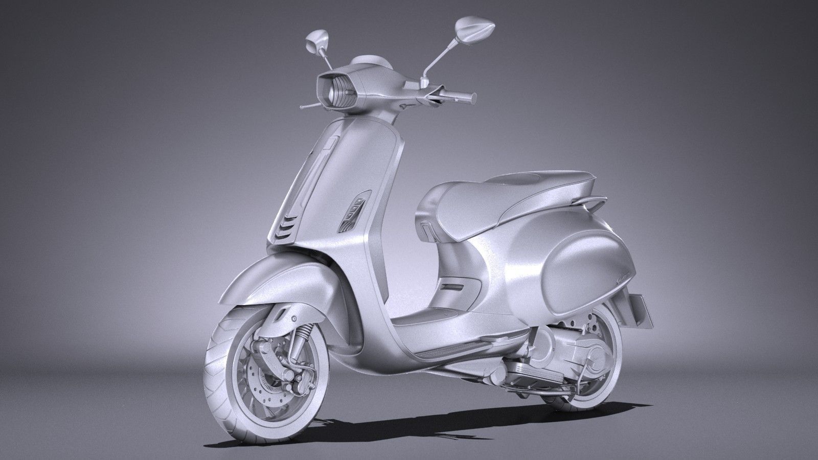 Vespa Sprint 125 2017 3D model_8
