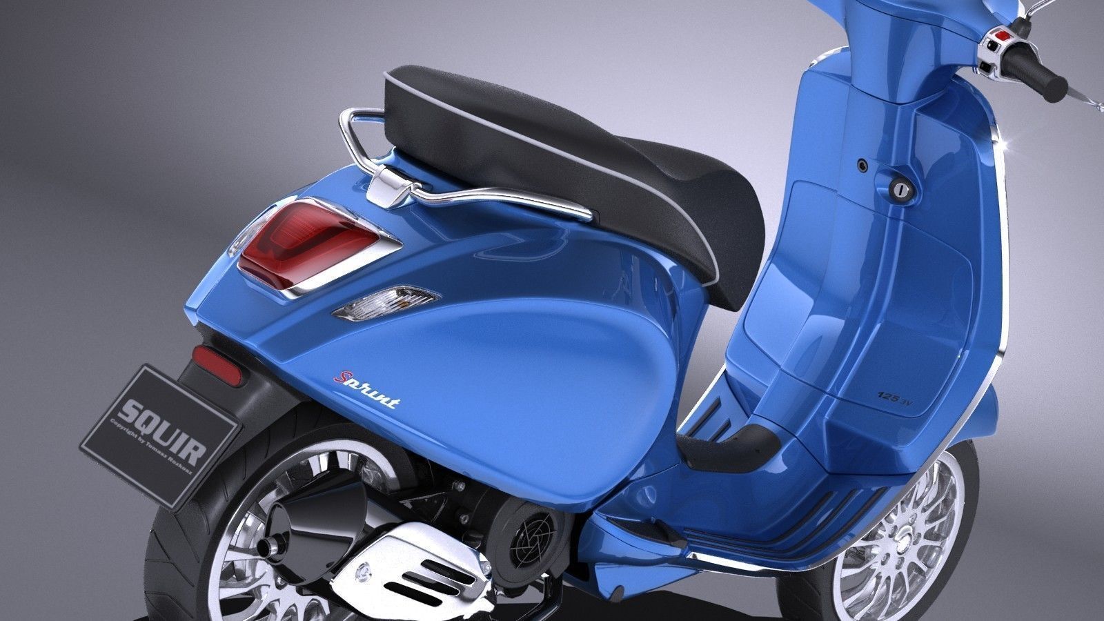 Vespa Sprint 125 2017 3D model_3