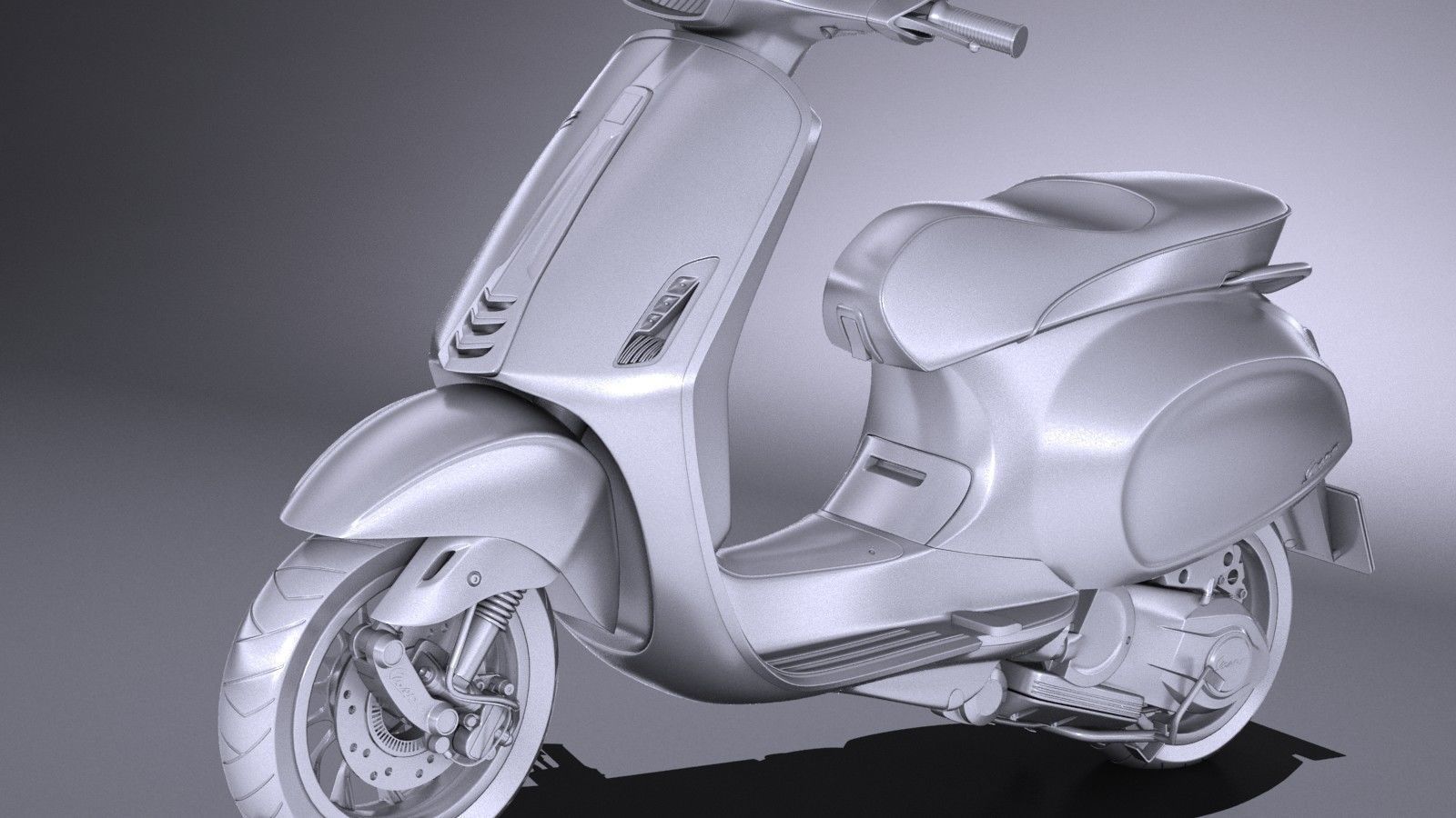 Vespa Sprint 125 2017 3D model_9
