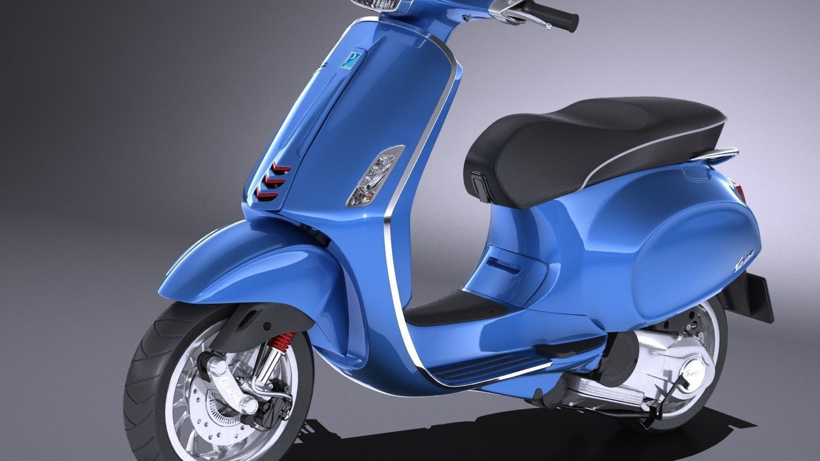 Vespa Sprint 125 2017 3D model_2