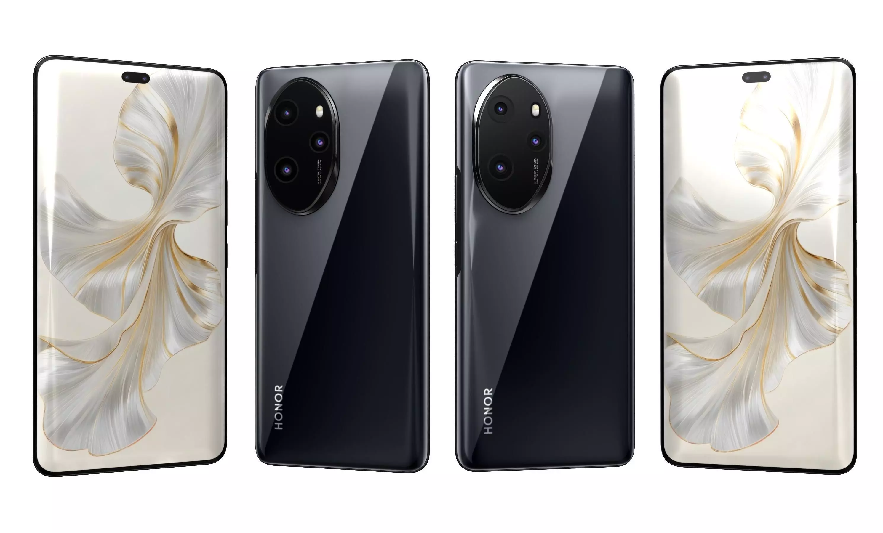 Honor 100 Pro All Colors High Poly 3D model_23