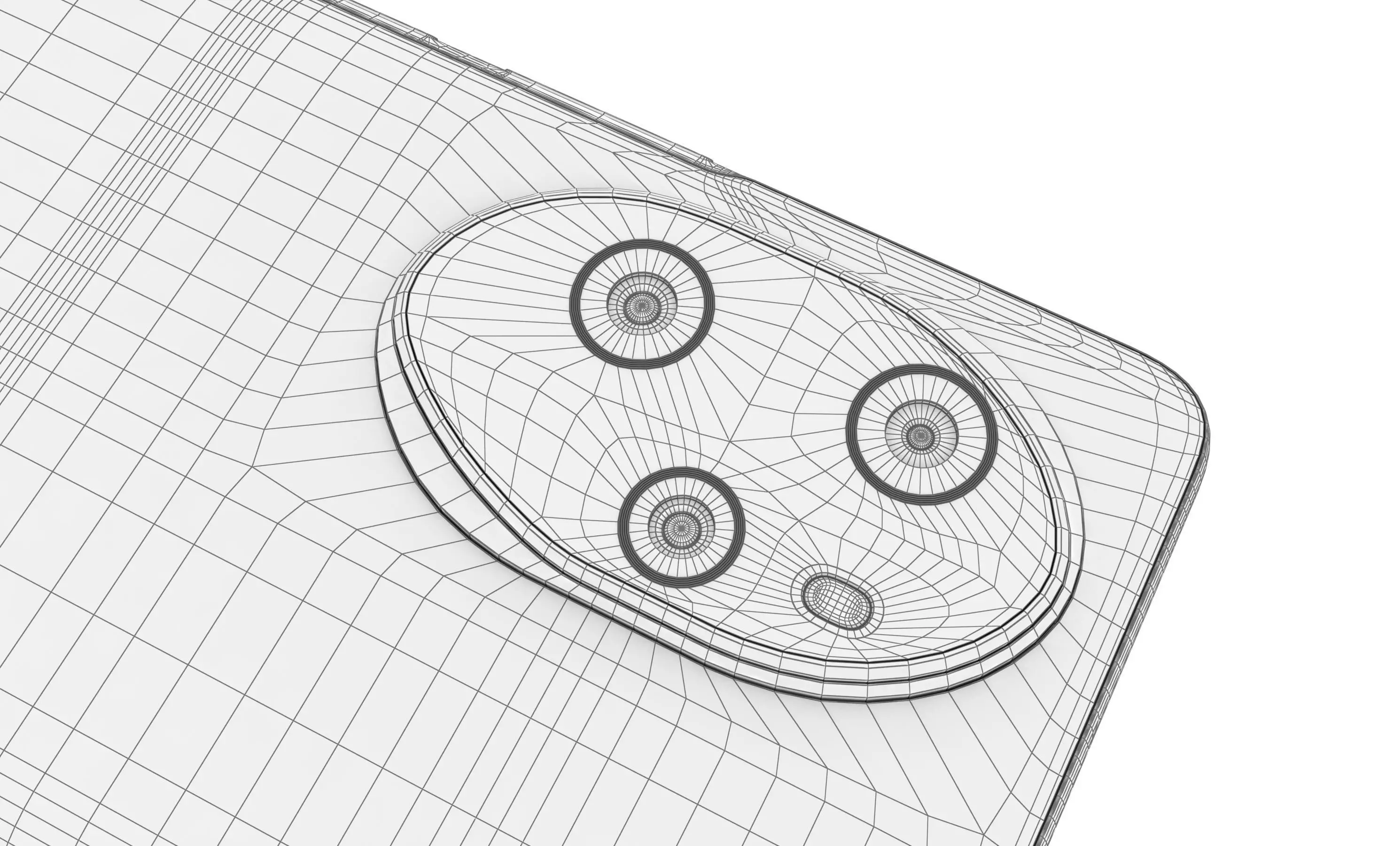 Honor 100 Pro All Colors High Poly 3D model_46