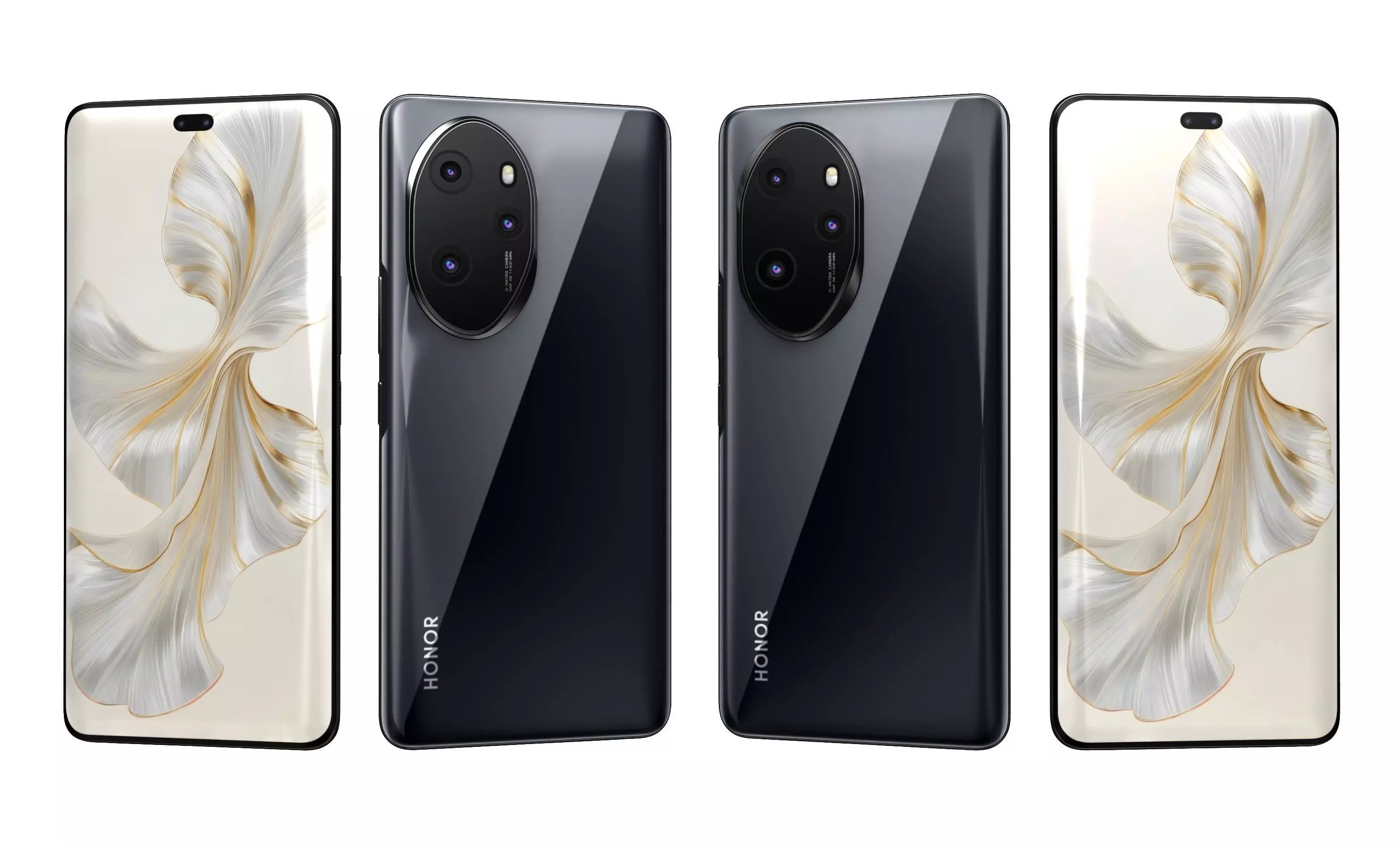 Honor 100 Pro All Colors High Poly 3D model_45