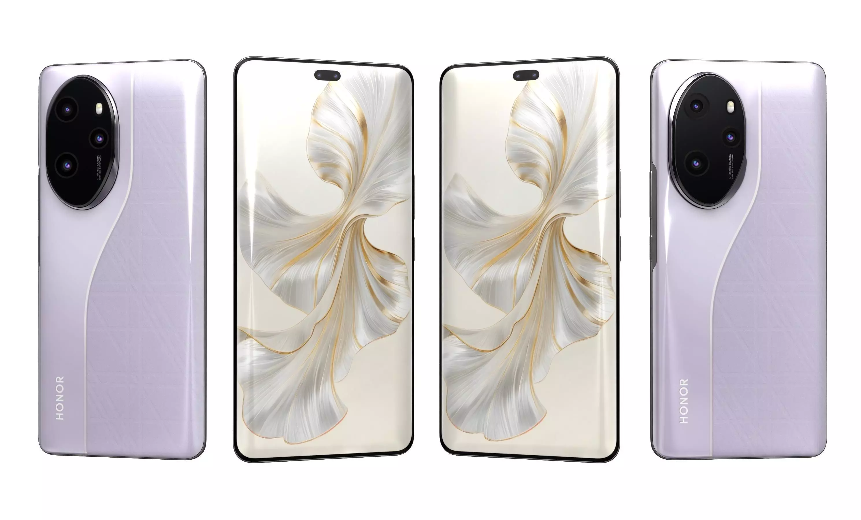 Honor 100 Pro All Colors High Poly 3D model_20