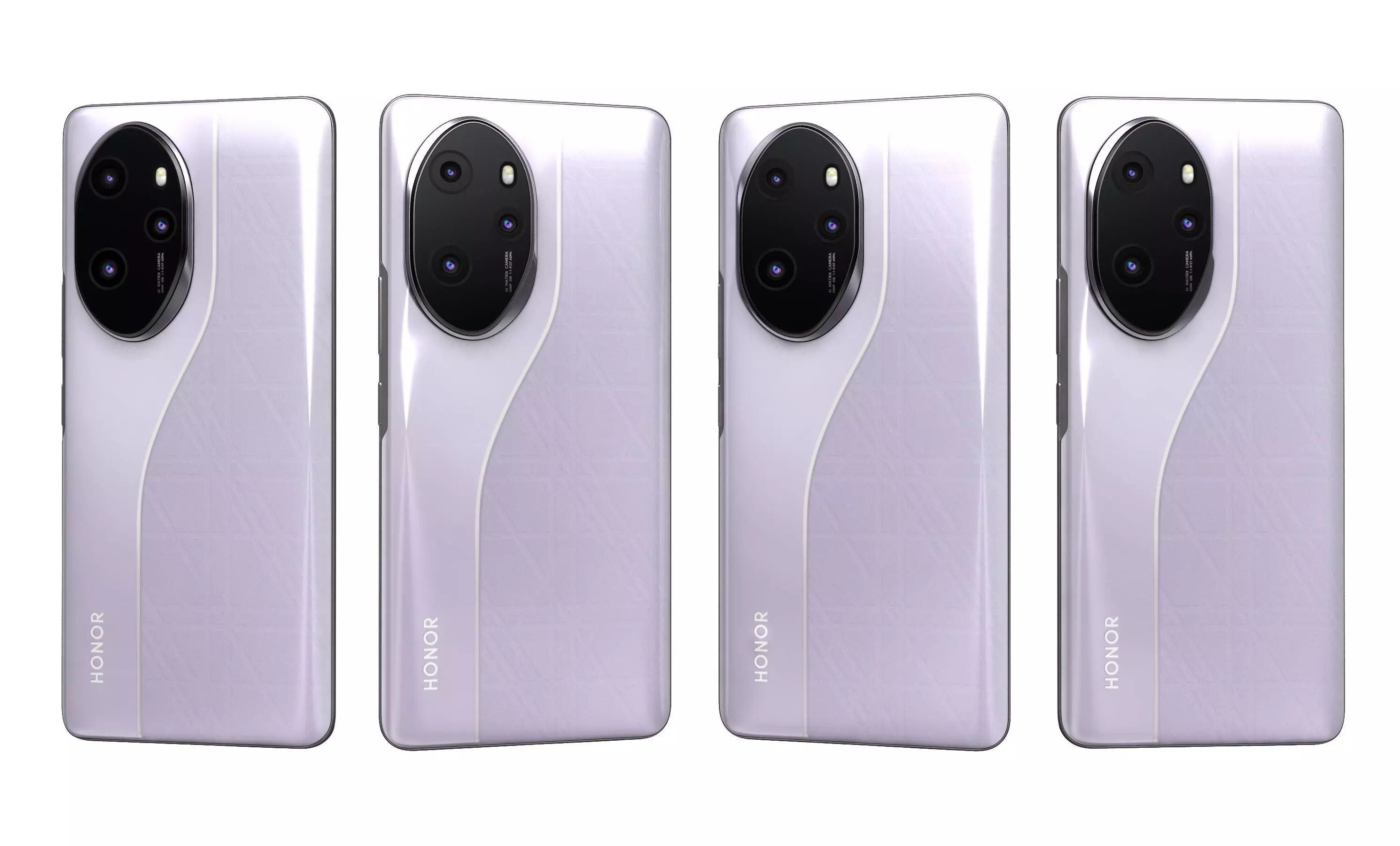 Honor 100 Pro All Colors High Poly 3D model_19