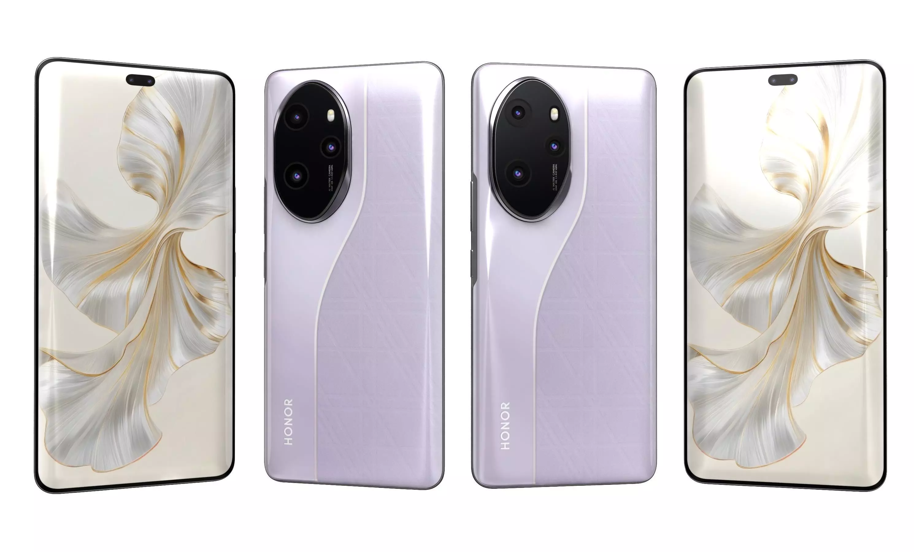 Honor 100 Pro All Colors High Poly 3D model_16