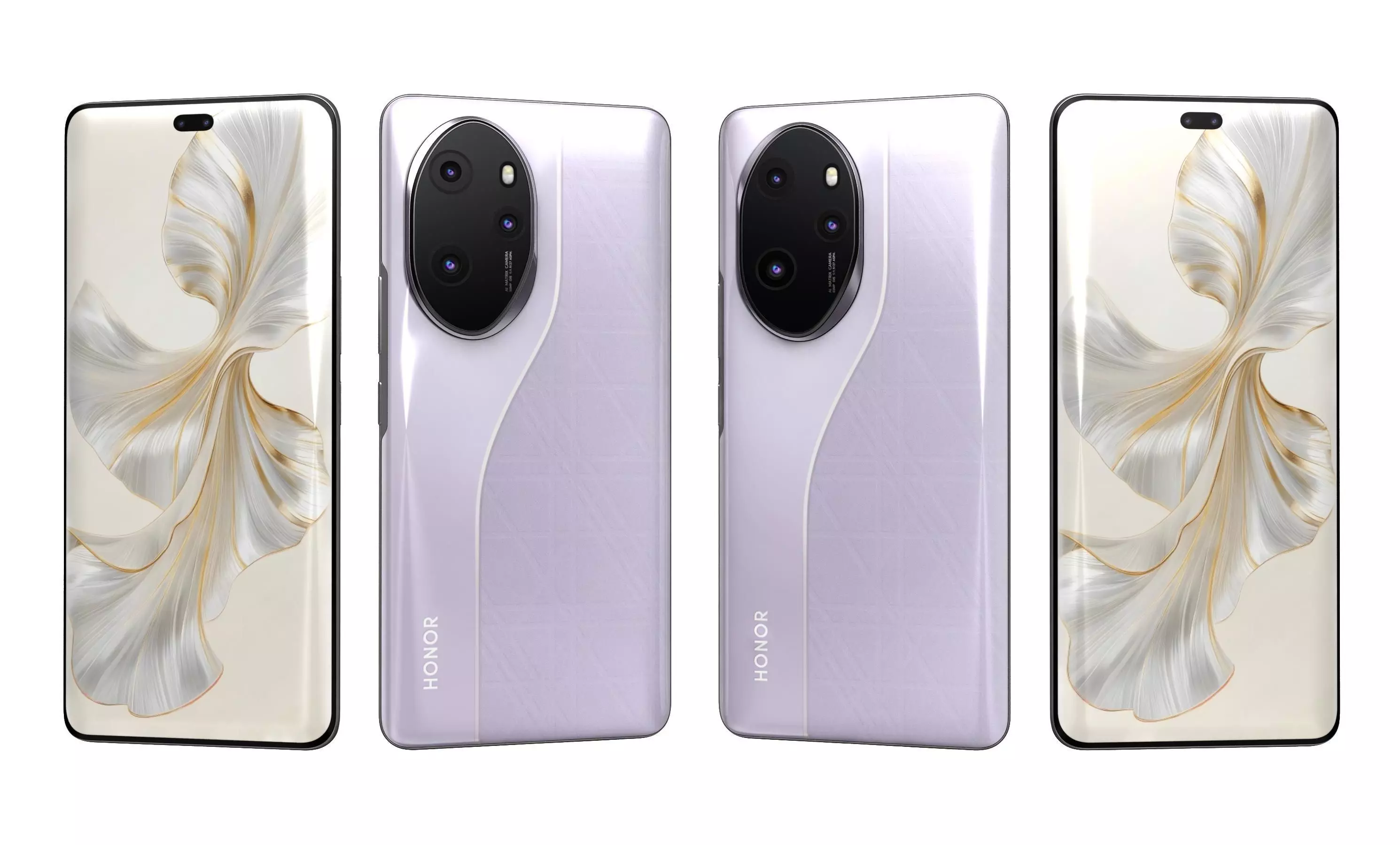 Honor 100 Pro All Colors High Poly 3D model_18