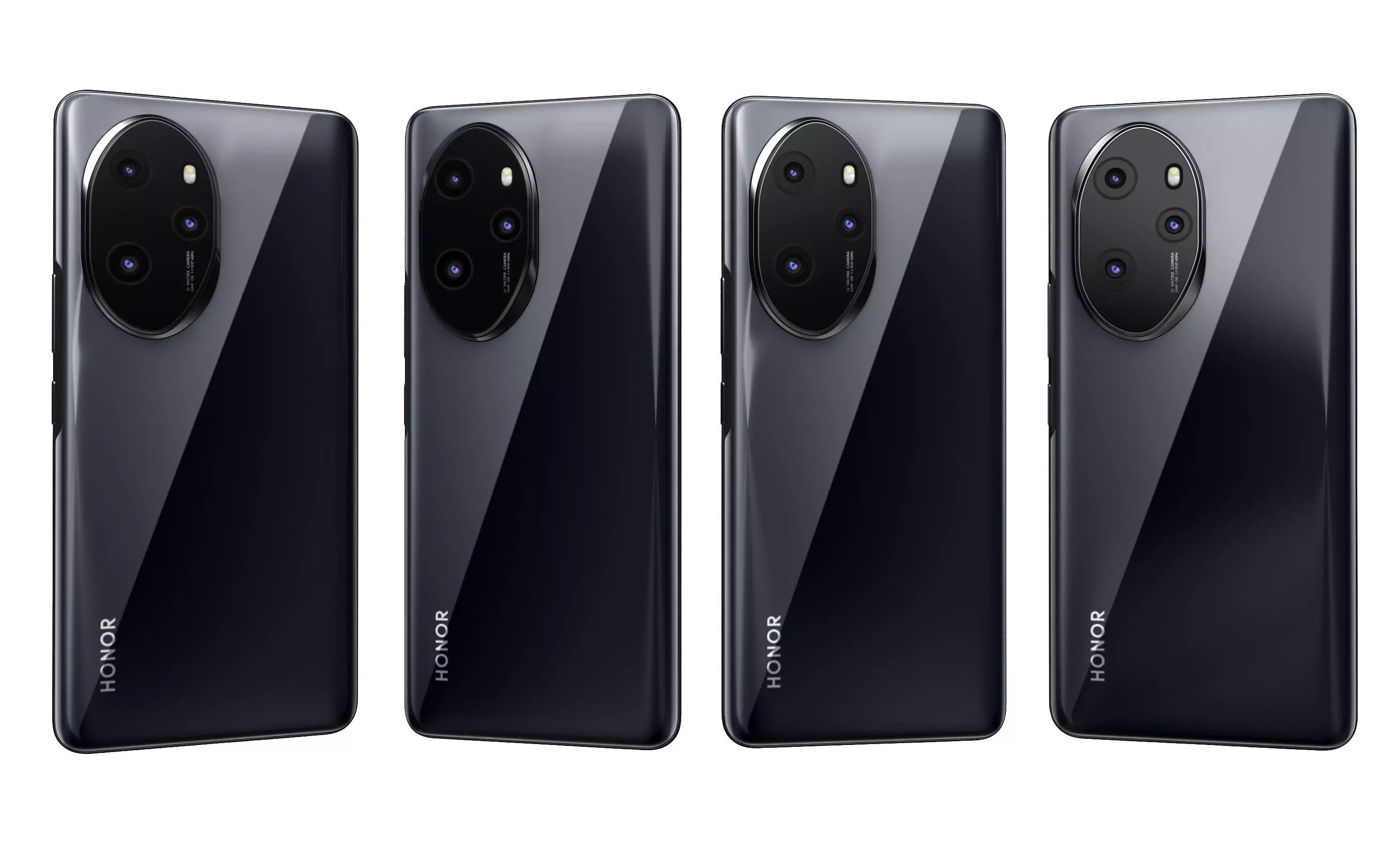 Honor 100 Pro All Colors High Poly 3D model_34