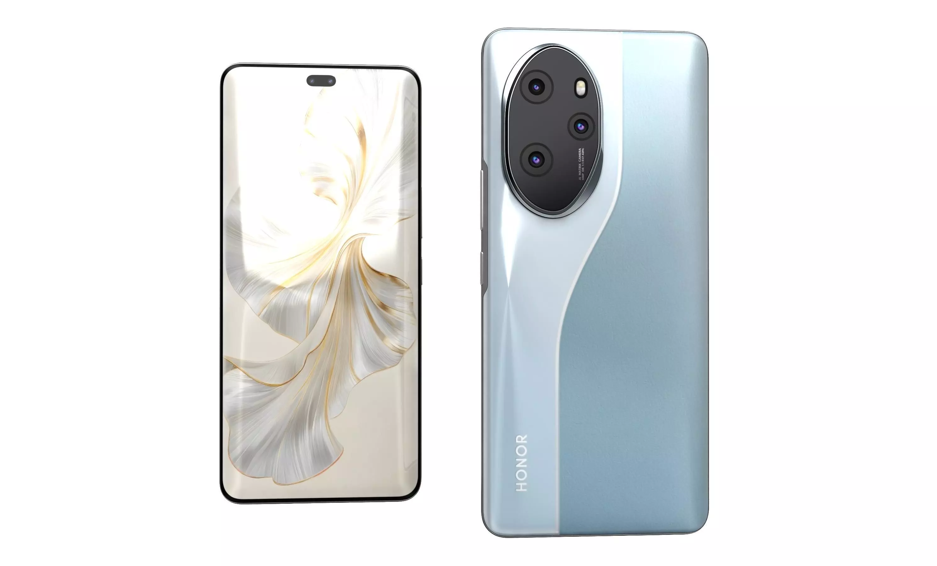 Honor 100 Pro All Colors High Poly 3D model_13