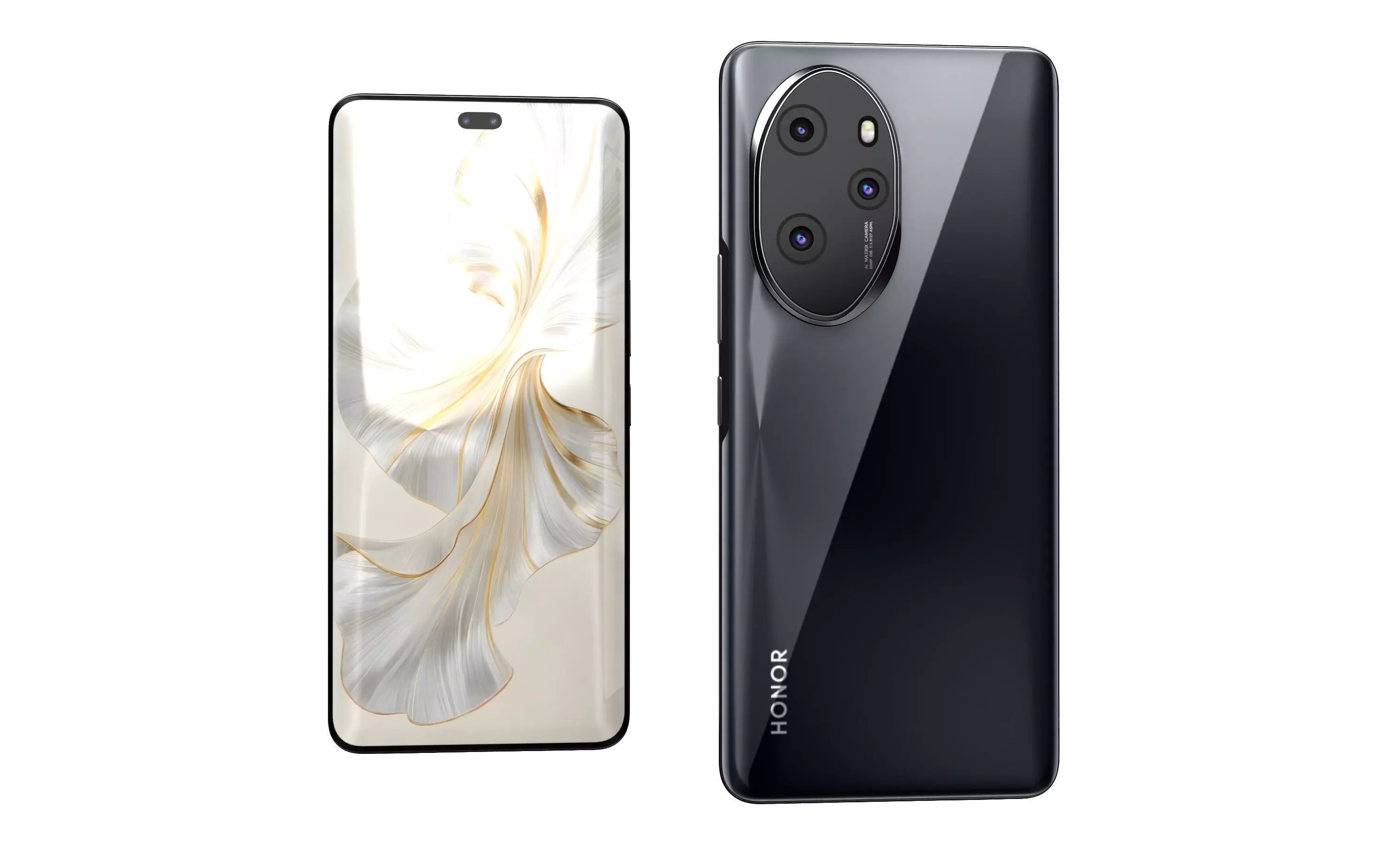 Honor 100 Pro All Colors High Poly 3D model_2