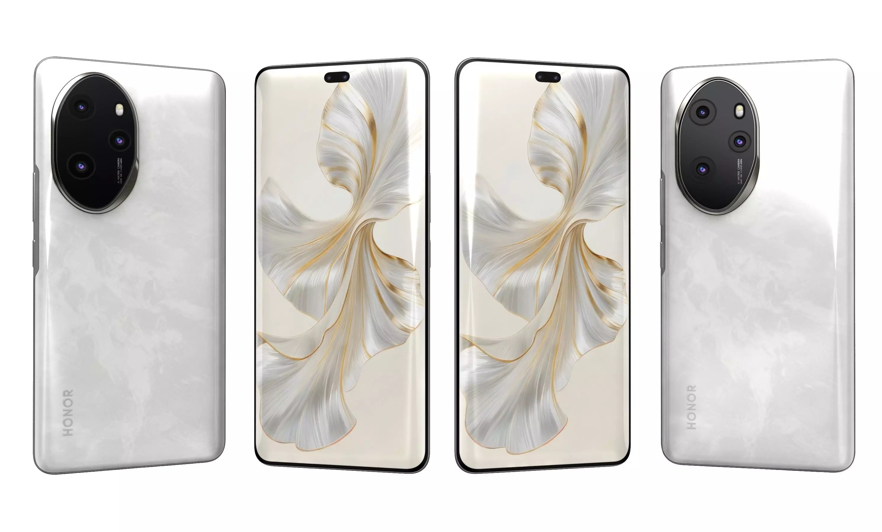 Honor 100 Pro All Colors High Poly 3D model_25