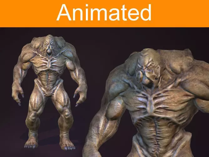 Creature Exterminator Low-poly 3D model_0