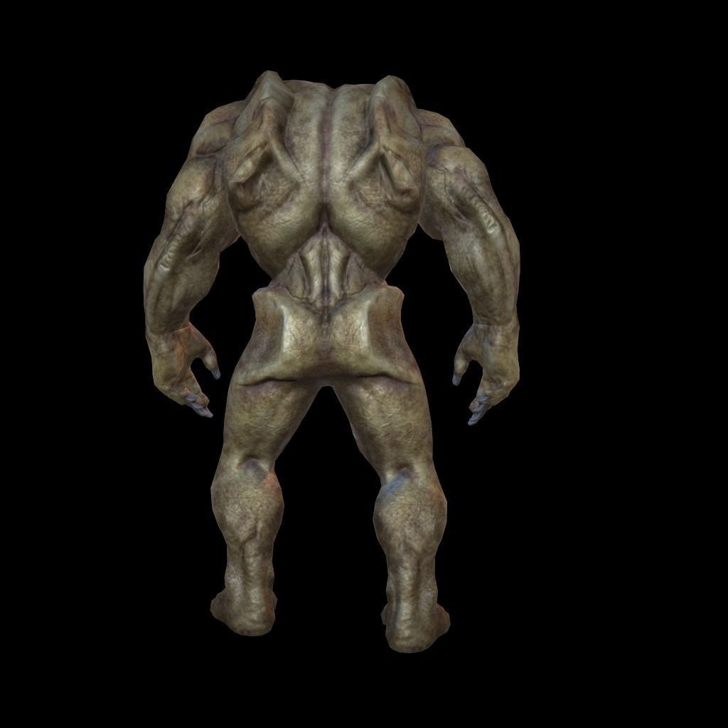 Creature Exterminator Low-poly 3D model_4