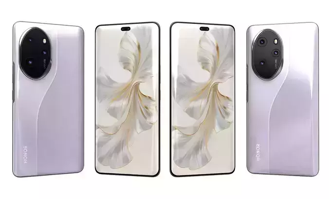 Honor 100 Pro Purple High Poly 